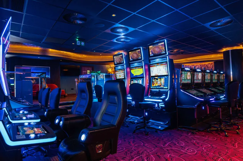 Slot machines at Napoleons Casino Leeds