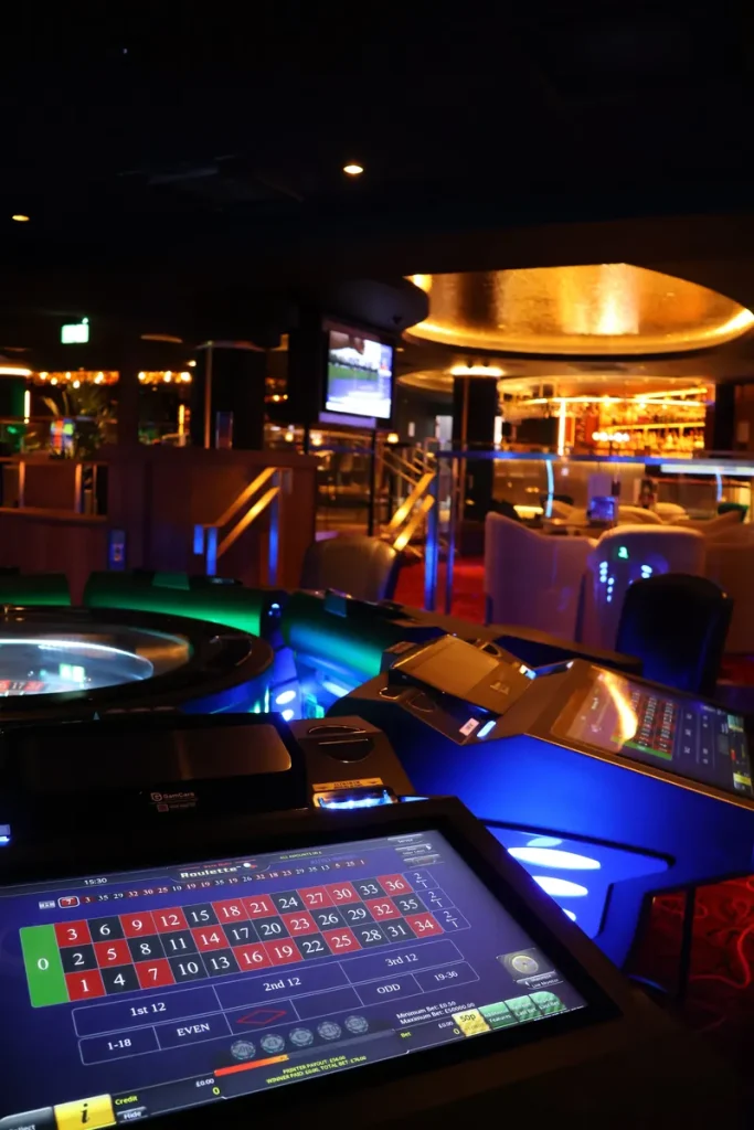 Electronic roulette at Napoleons Casino Sheffield