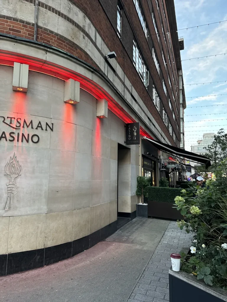 Side entrance to The Sportsman Casino