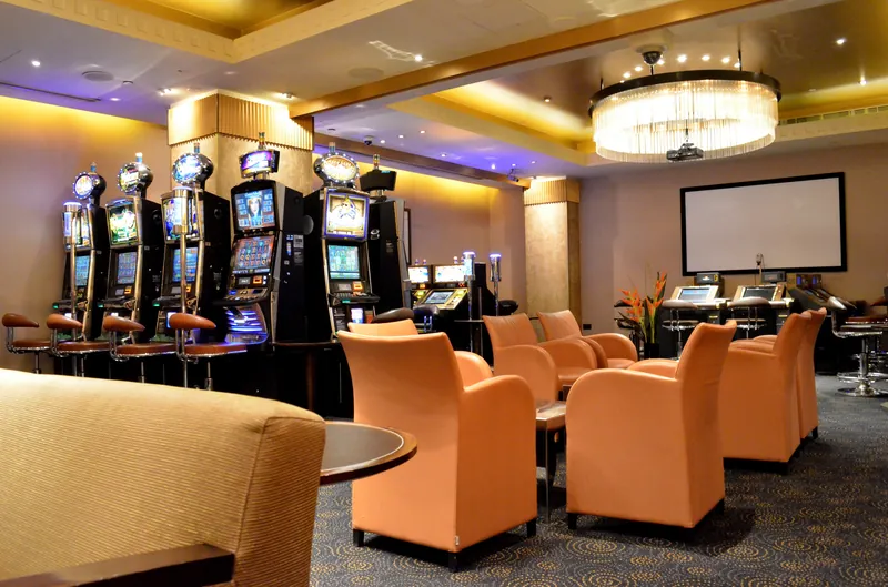 Slot lounge at The Sportsman Casino